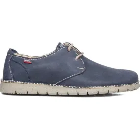 Zapatos Casual De Piel Azul Marino De Hombre Callaghan 27556-40 (tallas De 40 A 46)