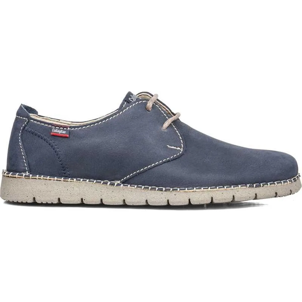 Zapatos Casual De Piel Azul Marino De Hombre Callaghan 27556-40 (tallas De 40 A 46)