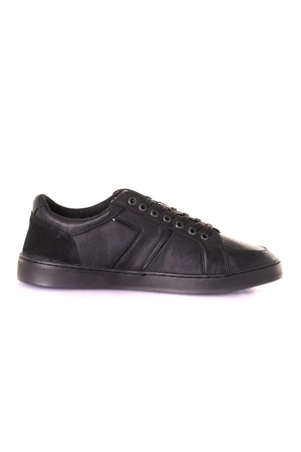 Zapatos De Piel Hombre Redskins Main Noir Noir