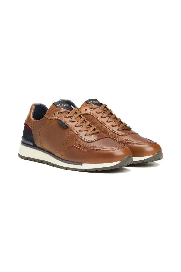 Zapatos De Piel Hombre Redskins Nobel Taupe Marine