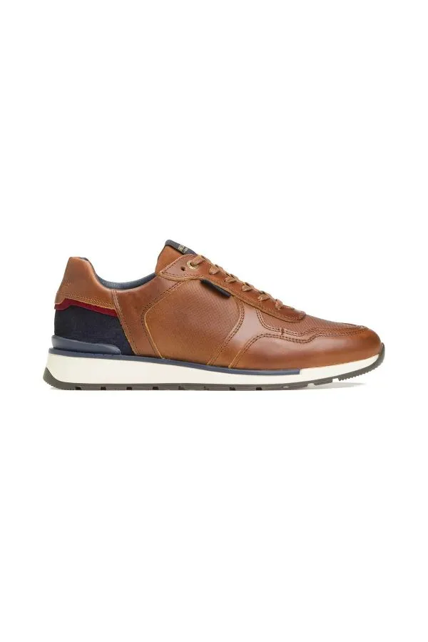 Zapatos De Piel Hombre Redskins Nobel Taupe Marine