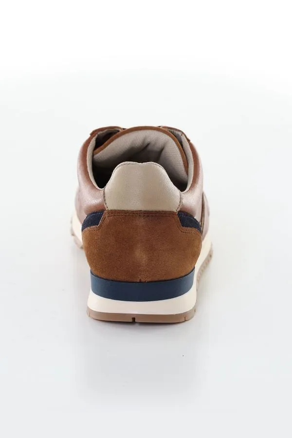 Zapatos De Piel Hombre Redskins Noixy Cognac Beige