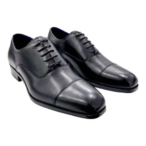 ZAPATOS DE VESTIR HOMBRE CON PUNTERA PIEL NEGRO