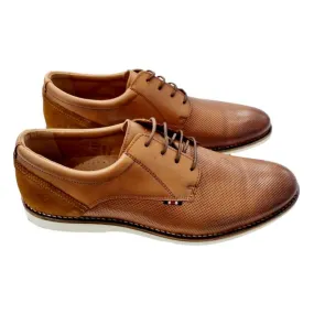 ZAPATOS HOMBRE BLUCHER PICADO CASUAL CAMEL