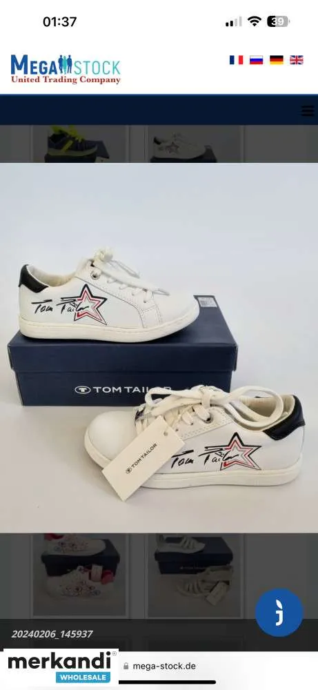 Zapatos infantiles Tom Tailor nuevos hasta la talla 35 toda la temporada