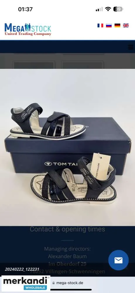 Zapatos infantiles Tom Tailor nuevos hasta la talla 35 toda la temporada