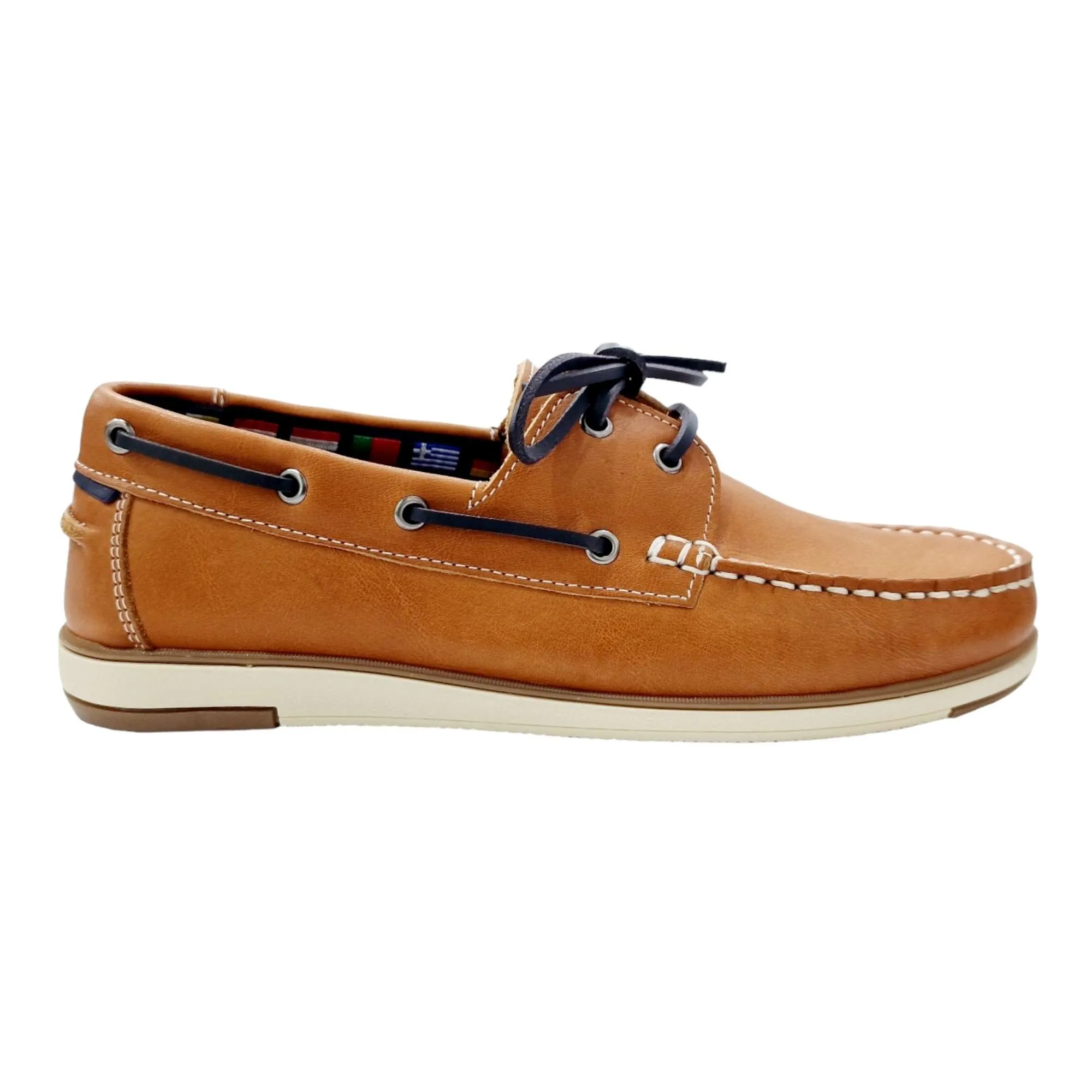 ZAPATOS NAUTICOS PIEL SOFT HOMBRE CAMEL