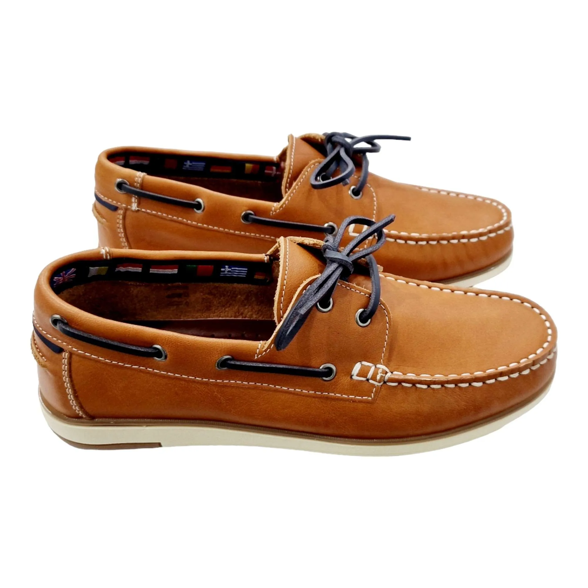 ZAPATOS NAUTICOS PIEL SOFT HOMBRE CAMEL