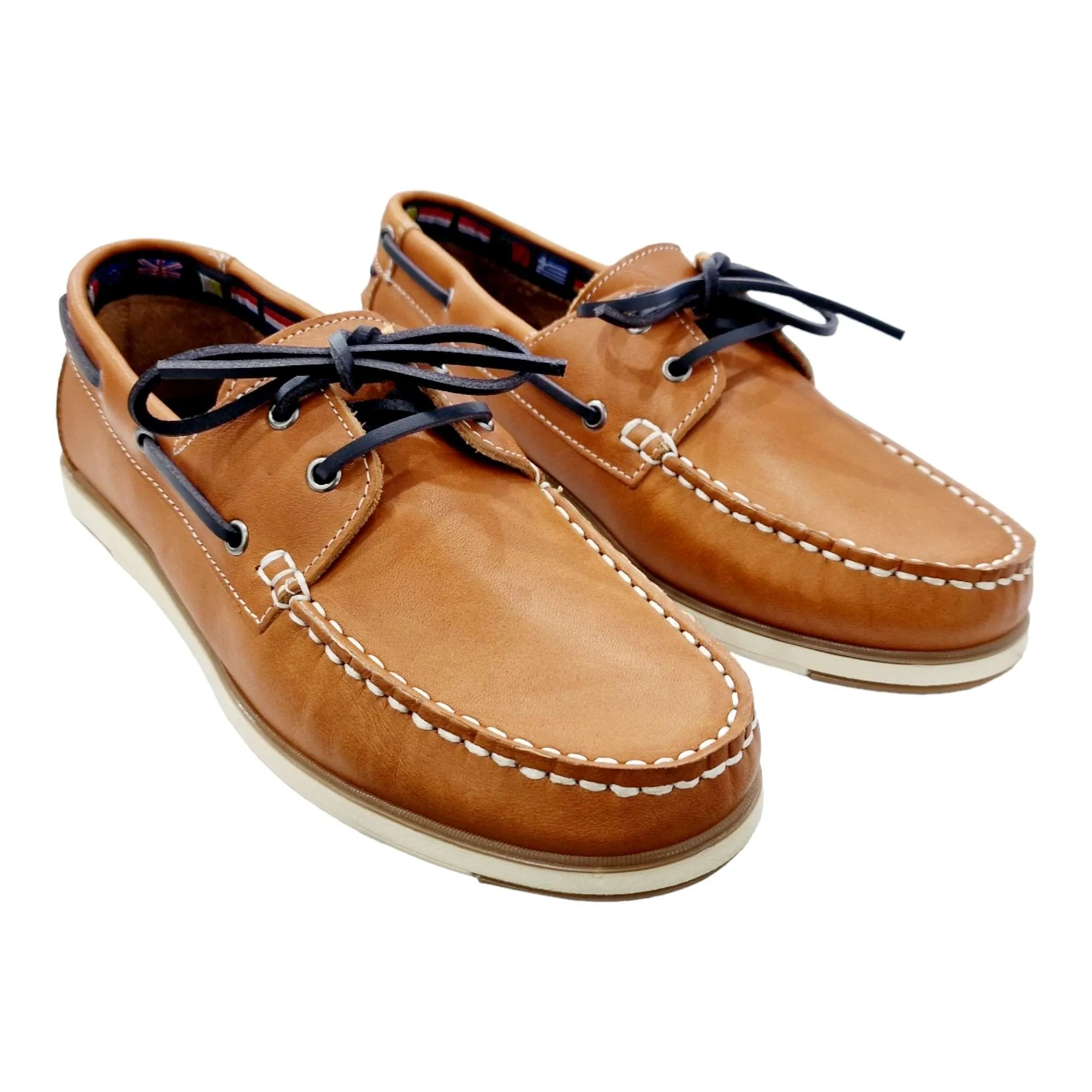 ZAPATOS NAUTICOS PIEL SOFT HOMBRE CAMEL