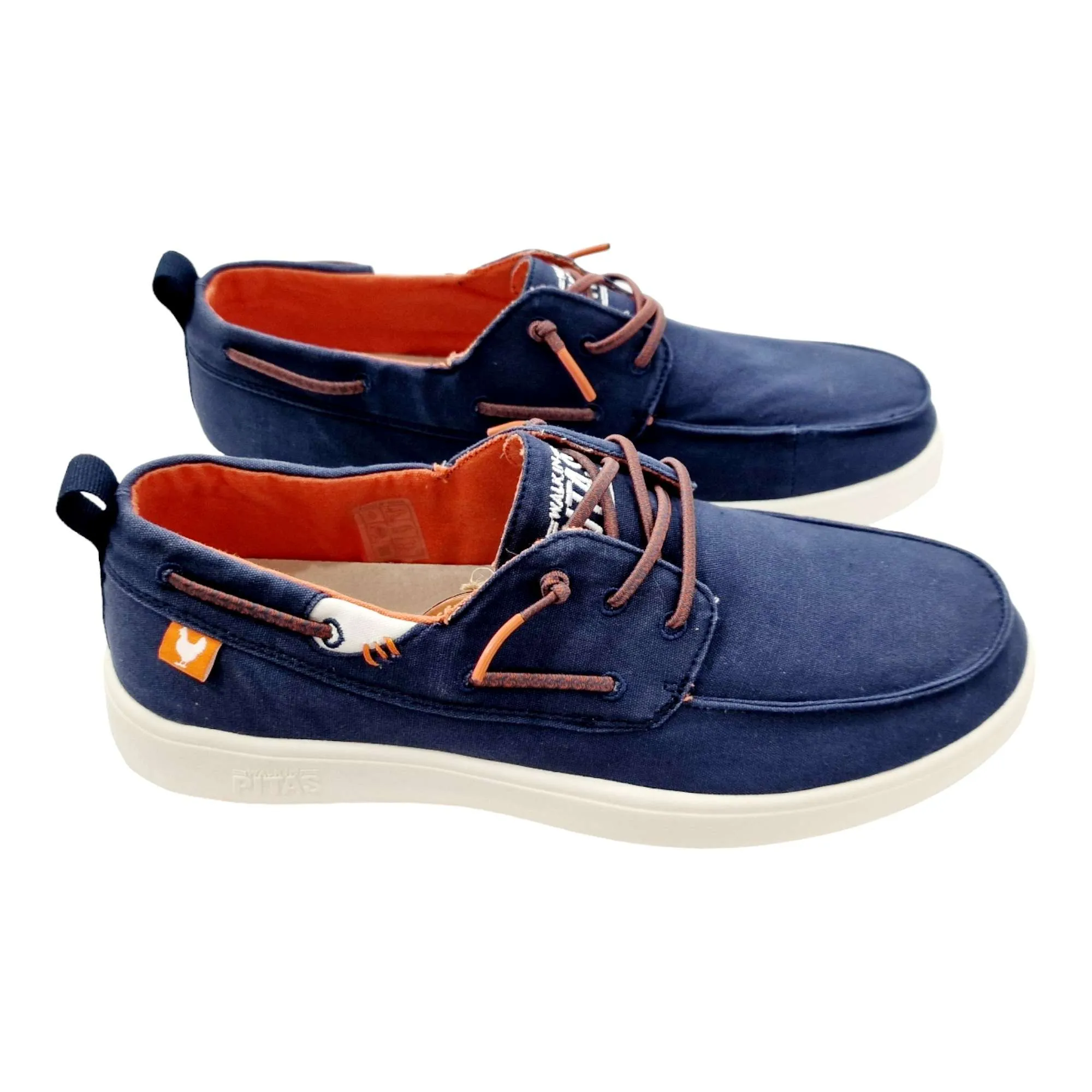 ZAPATOS NAUTICOS TEJIDO HOMBRE WALKINPITAS MARINO MARINO