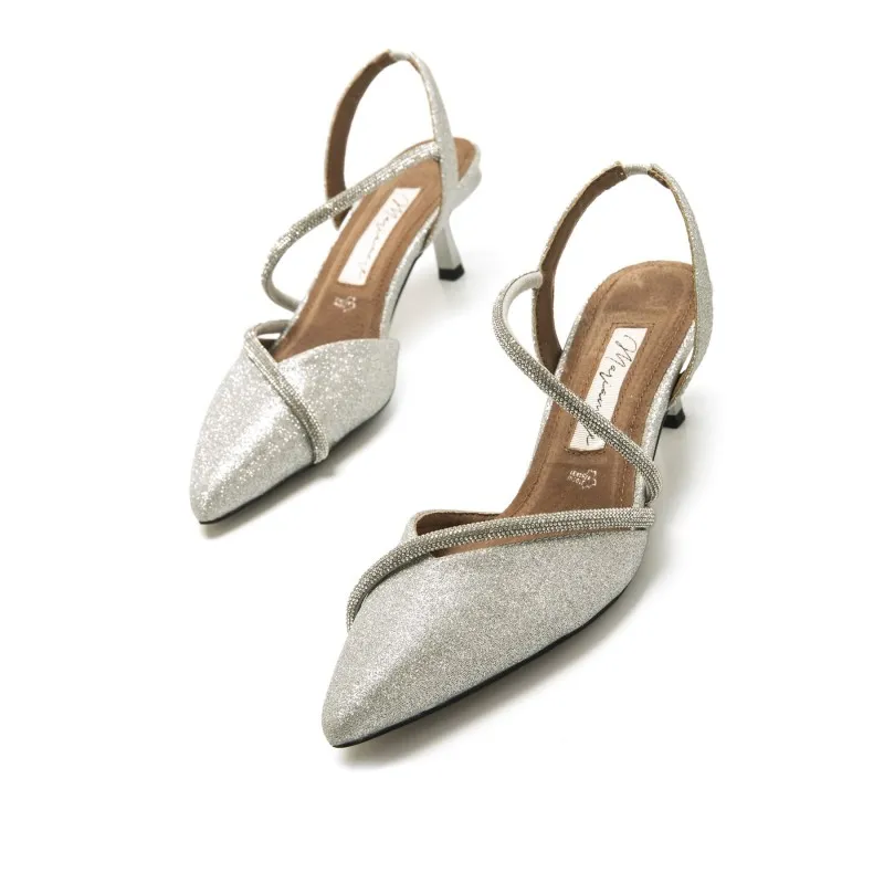 Zapatos Vestir de Mujer MARIAMARE 68467 Plata 57109