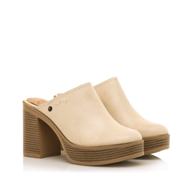 Zapatos Vestir de Mujer MTNG NEW 67 Beige 56090