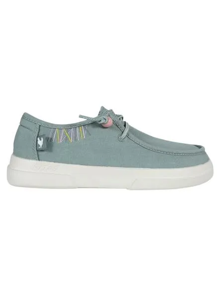 Zapatos Wakin Pitas Wallabi Pic Windover verde para mujer