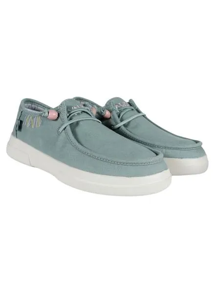 Zapatos Wakin Pitas Wallabi Pic Windover verde para mujer